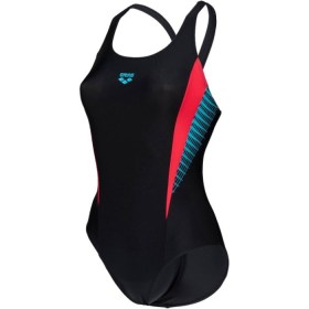 Arena Threefold Back One Piece Black Anguria